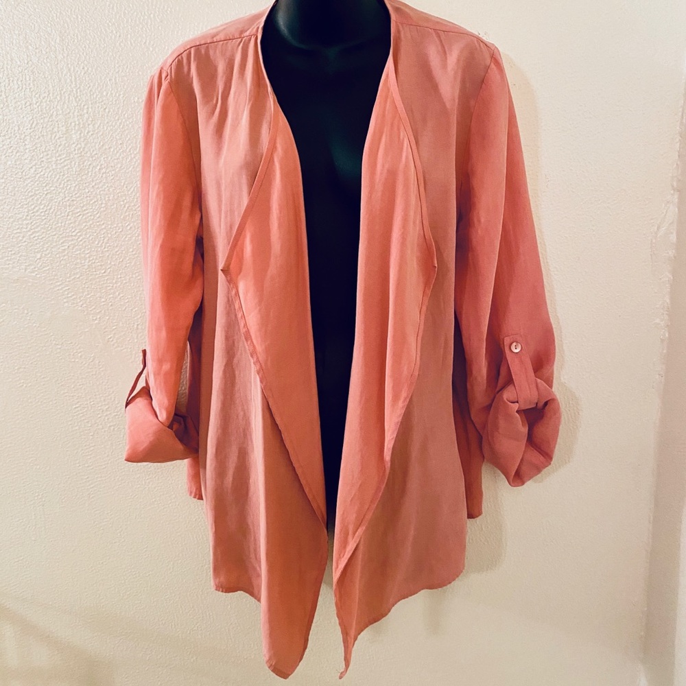Women’s light summer blazer Chico’s pink 2